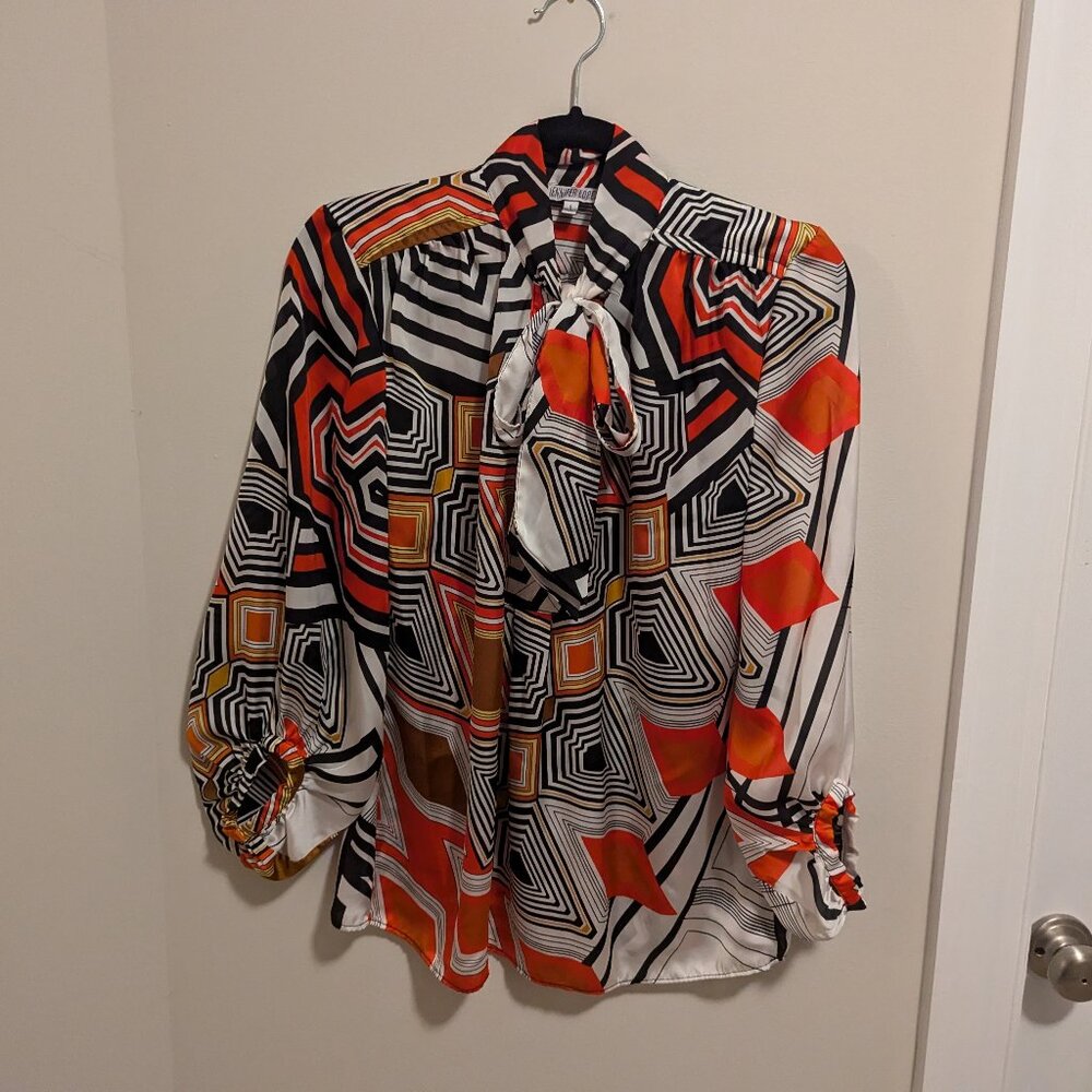 Jennifer Lopez pattern blouse - Size S